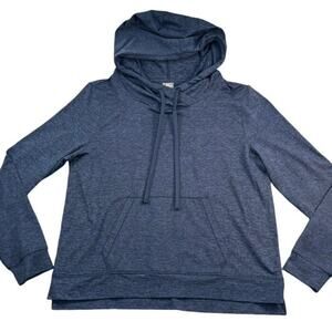 We Over Me Hoodie Medium Blue